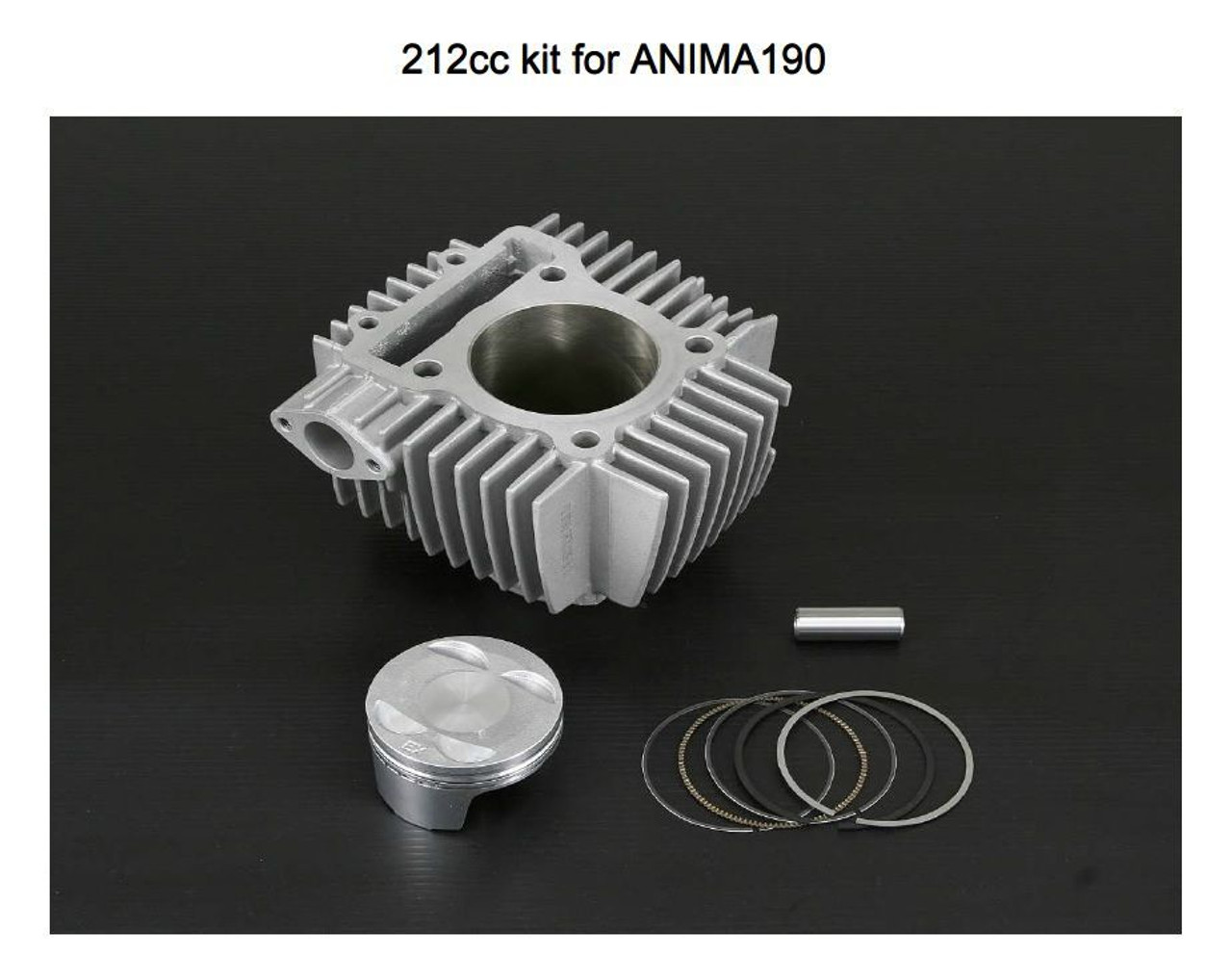 在庫 DAYTONA anima 212㏄ cylinder head アニマ zongshen W212