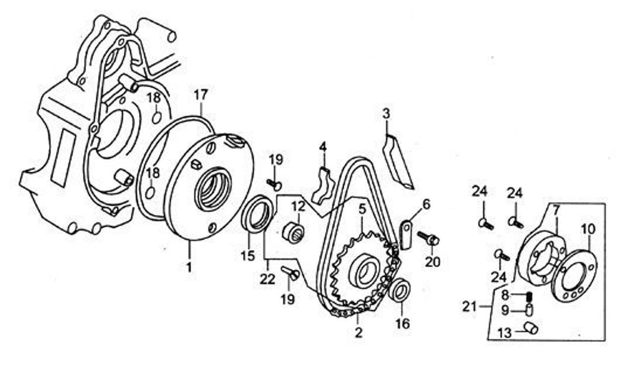 Starter Chain Protector 4