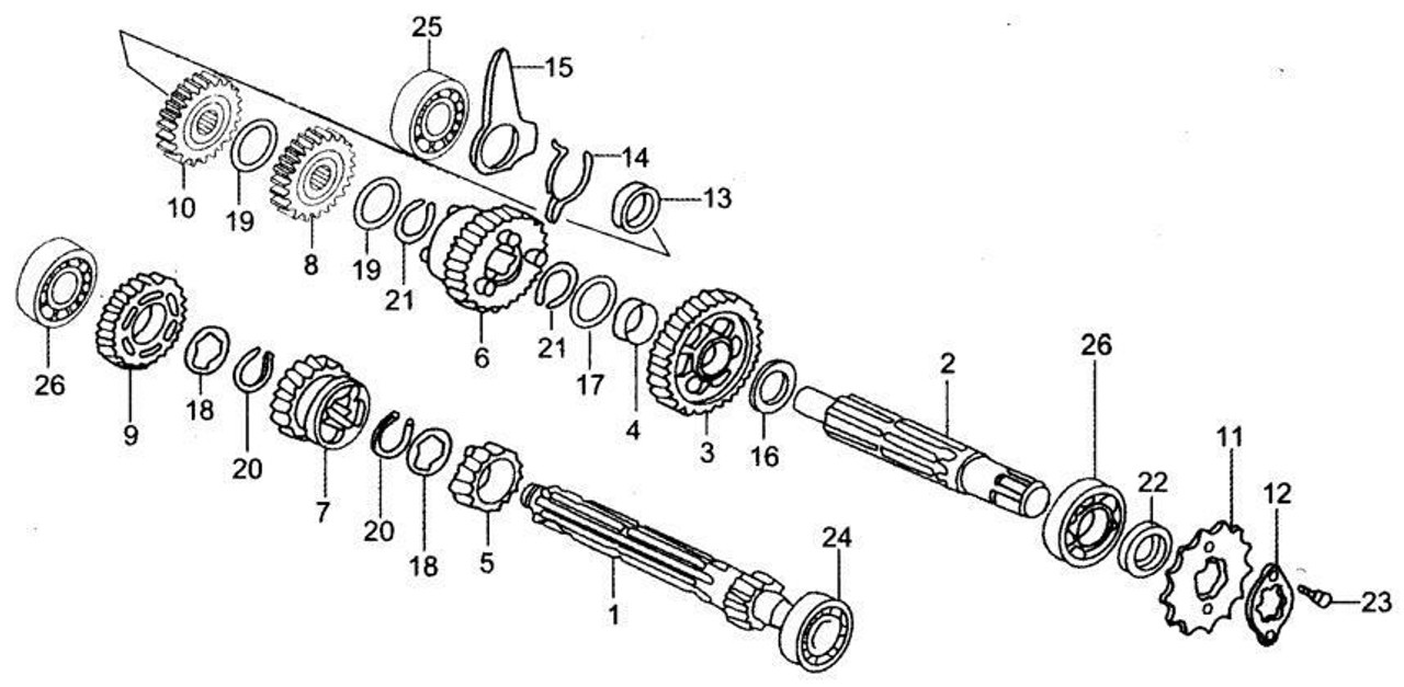 gear shift controller 15