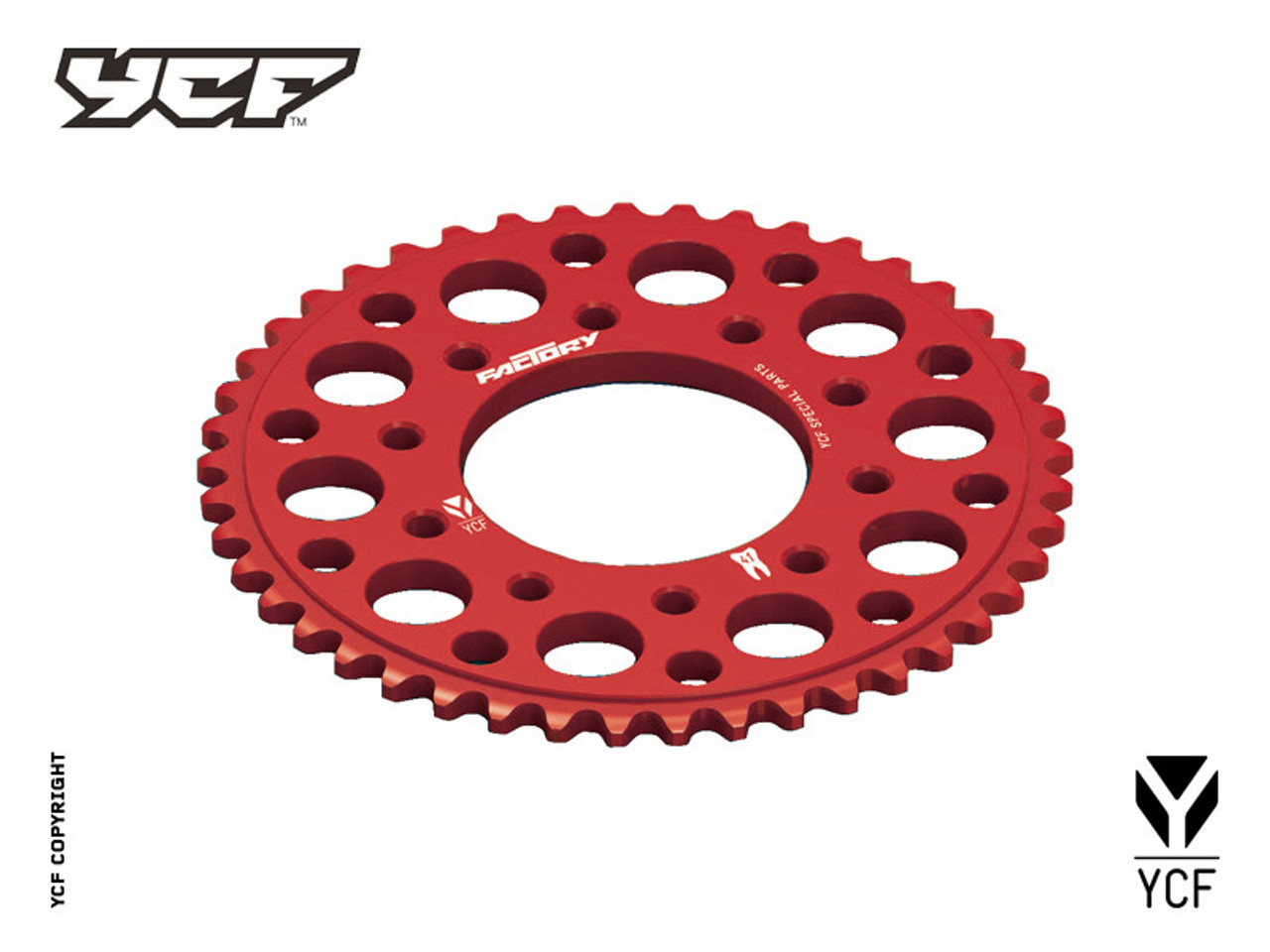 CNC SPROCKET RED (41T) (5 Bolt)