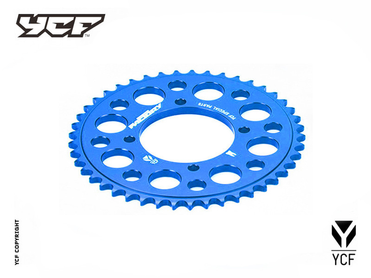 CNC SPROCKET BLUE (47T) (4 Bolt)