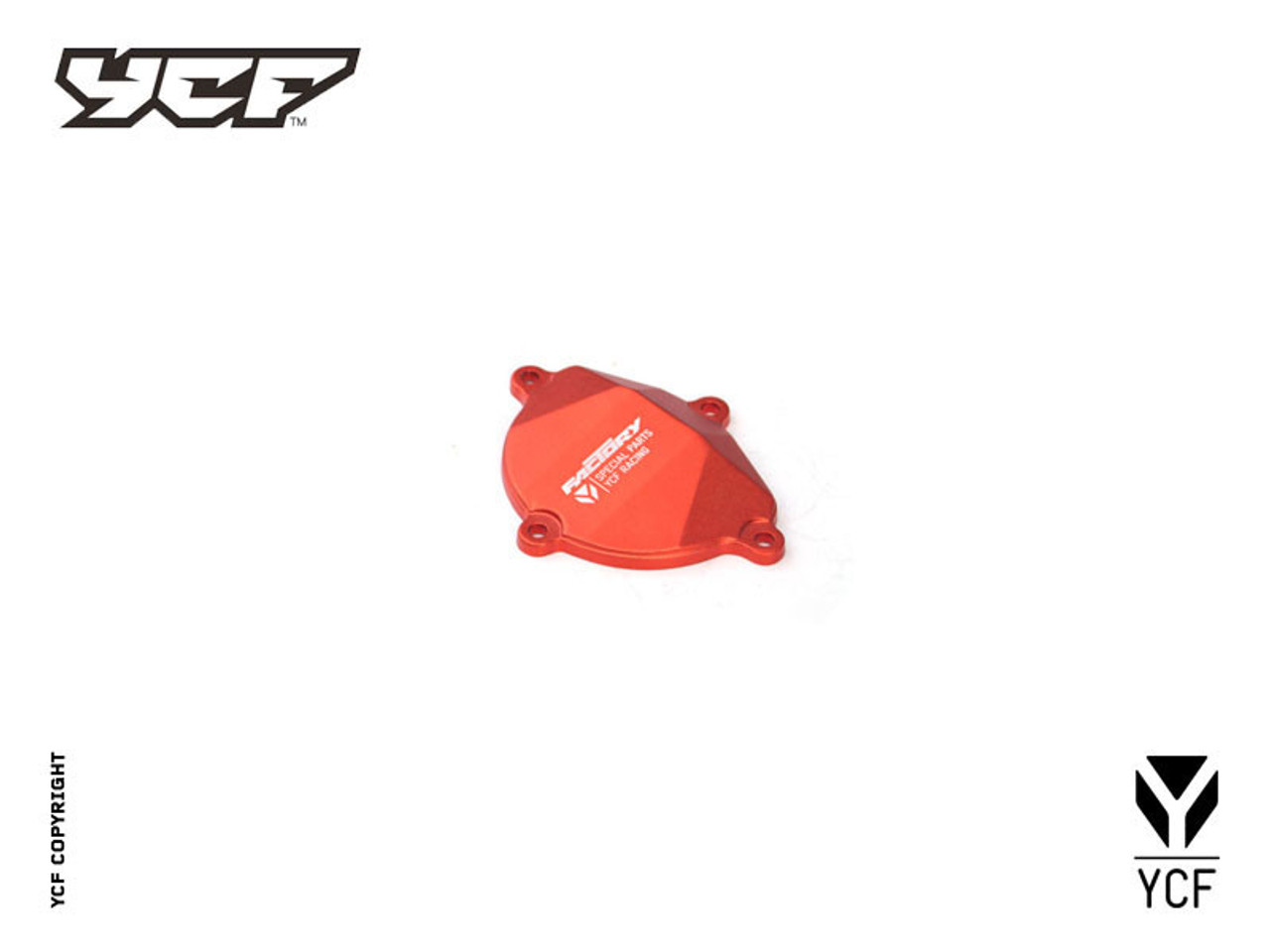 KLX-TYPE CYLINDER HEAD CAP -  ORANGE