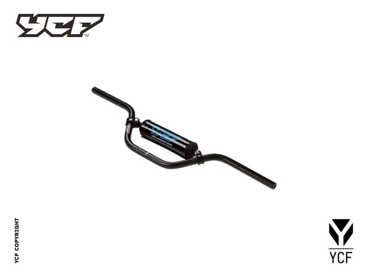 ALUMINIUM HANDLEBAR "LOW" Black