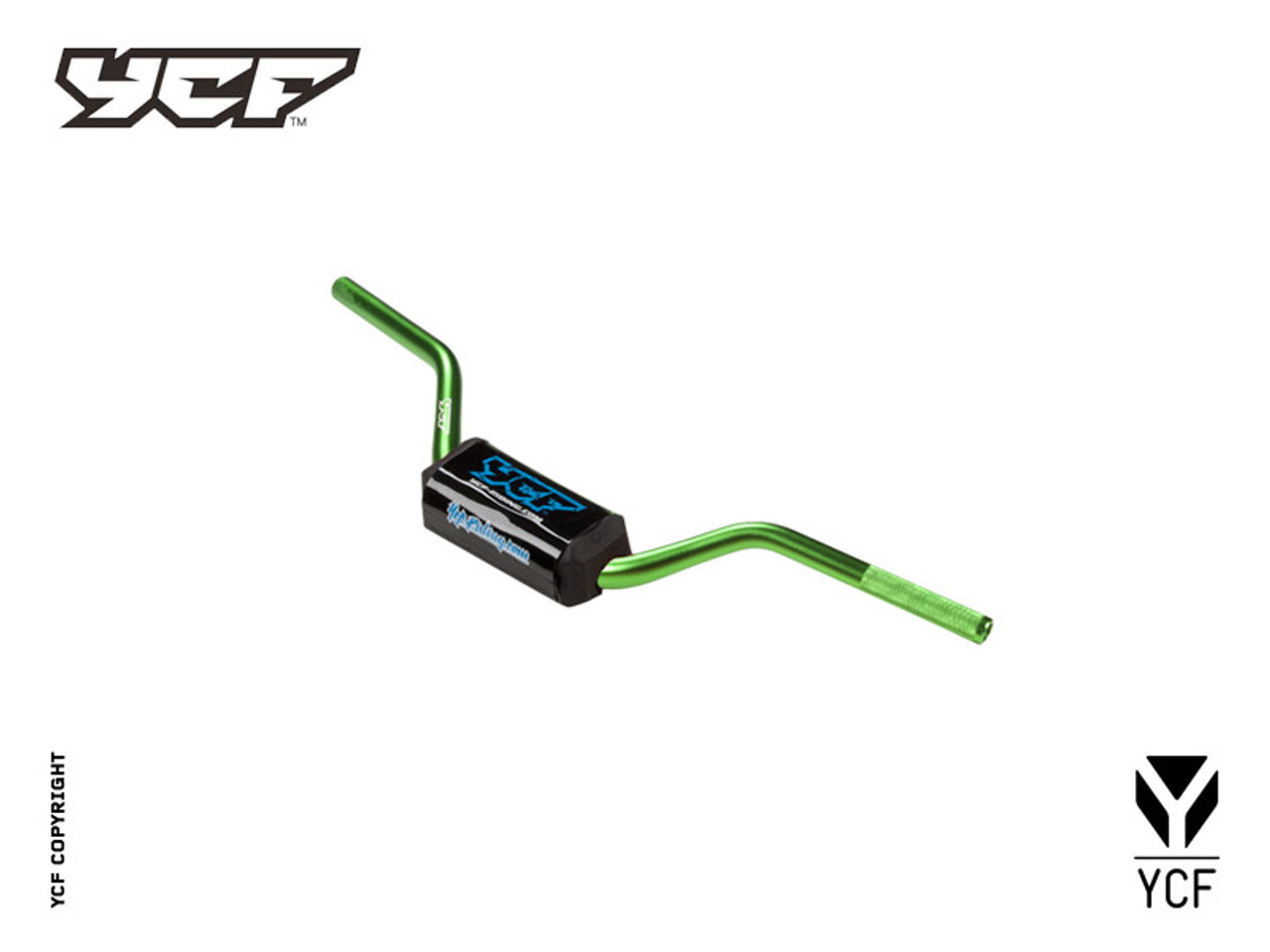 ALUMINUM HANDLEBAR - GREEN