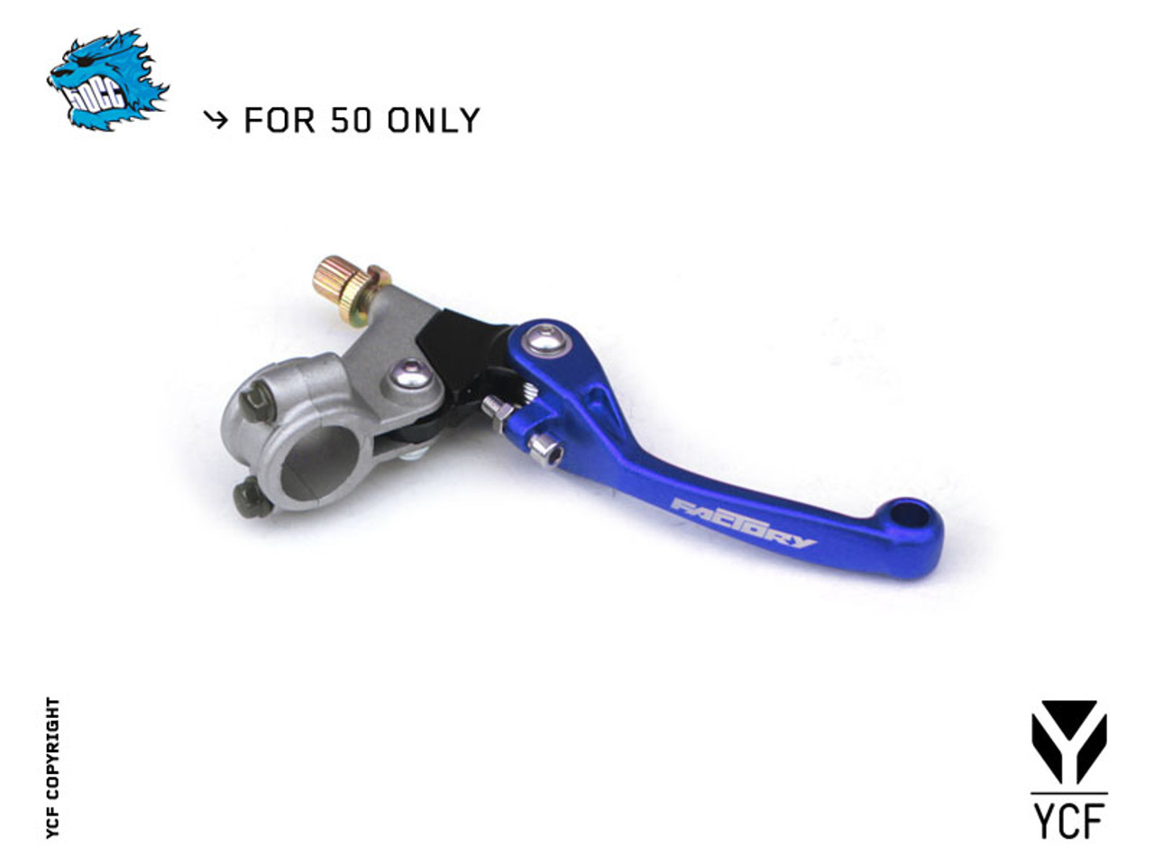 YCF50 FRONT BRAKE LEVER - BLUE