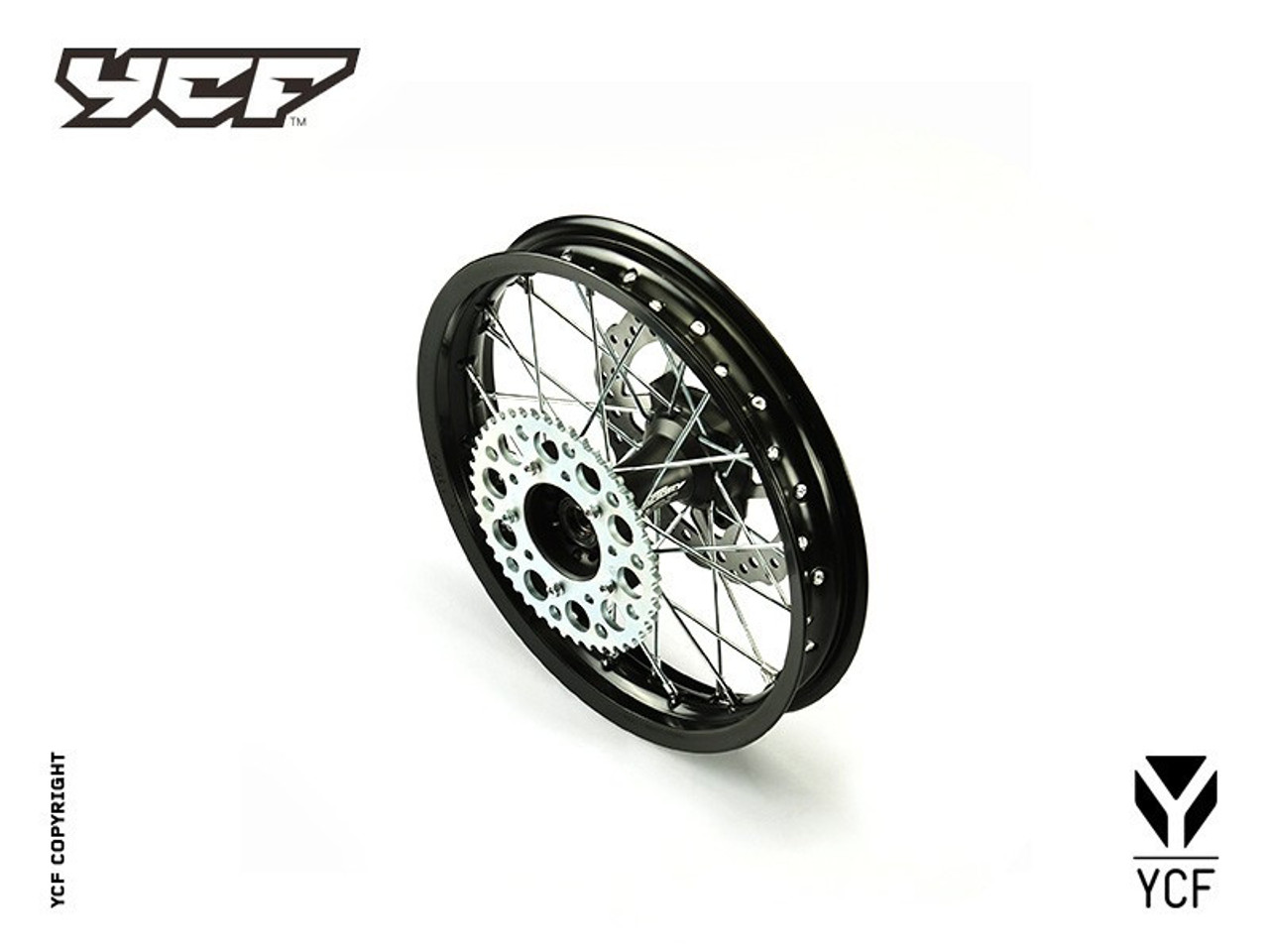 COMPLETE ALUMINIUM REAR WHEEL 1