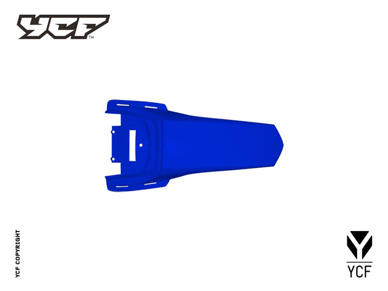 REAR FENDER - Blue.