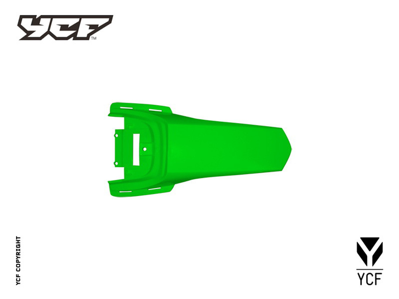 REAR FENDER - Green.