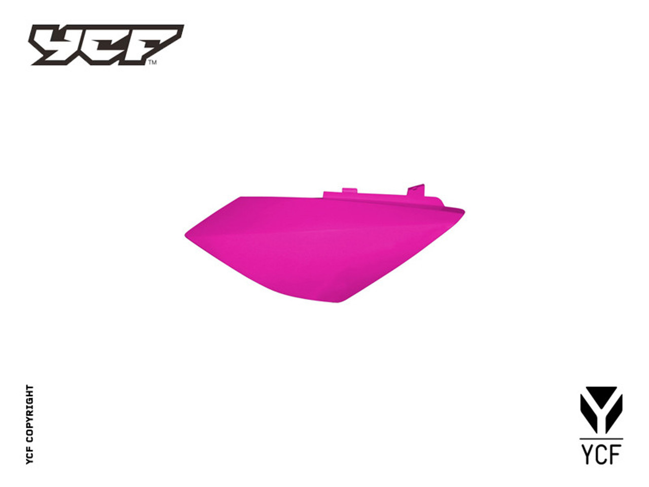 RIGHT NUMBER PLATE - Pink