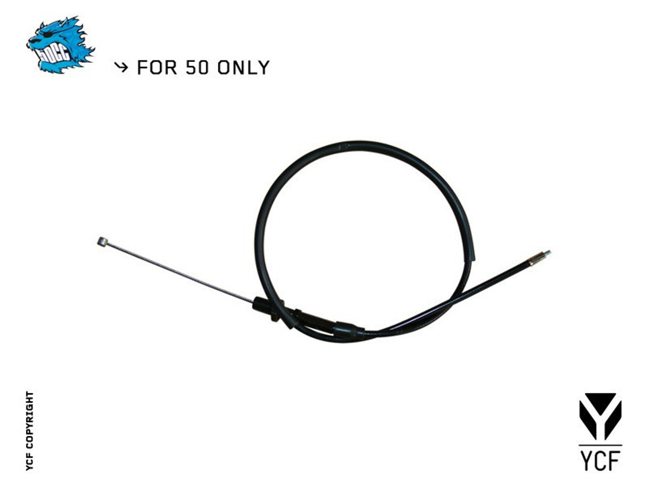 THROTTLE CABLE 50cc