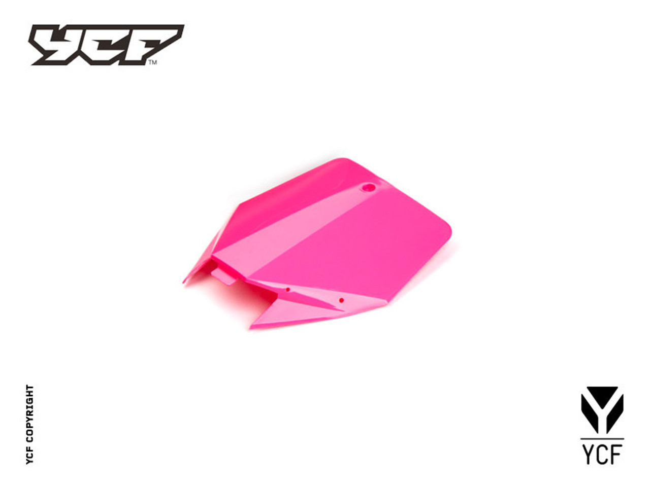 FRONT NUMBER PLATE - PINK.