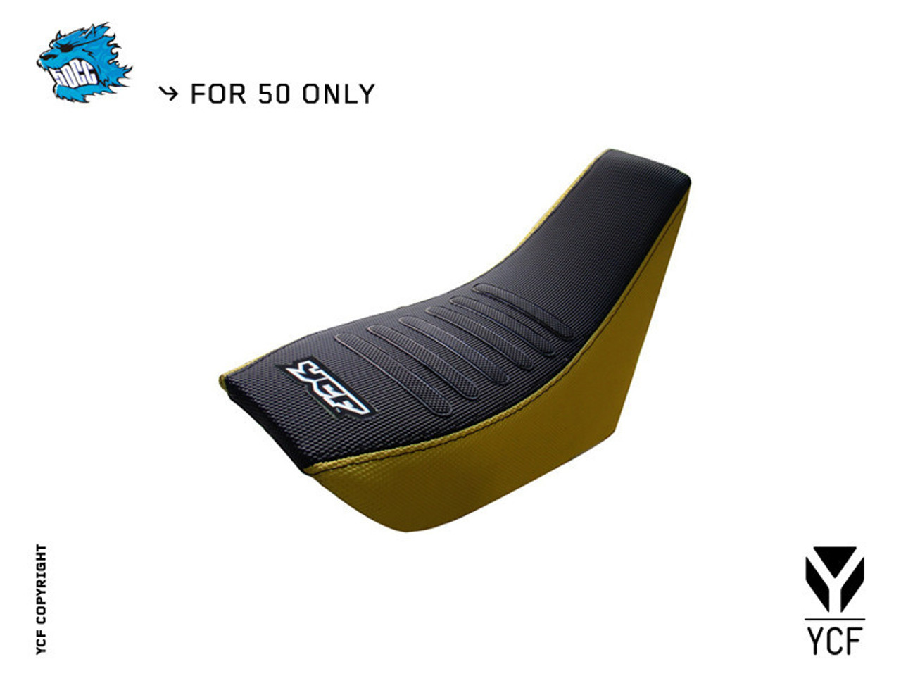 SEAT ASSEMBLY 50cc - YELLOW