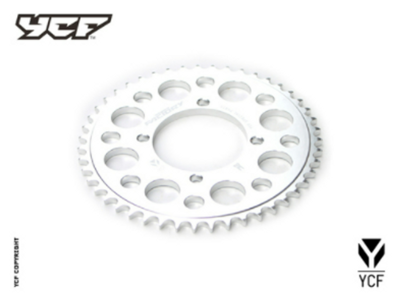 CNC SPROCKET SILVER (43T) (4 Bolt)