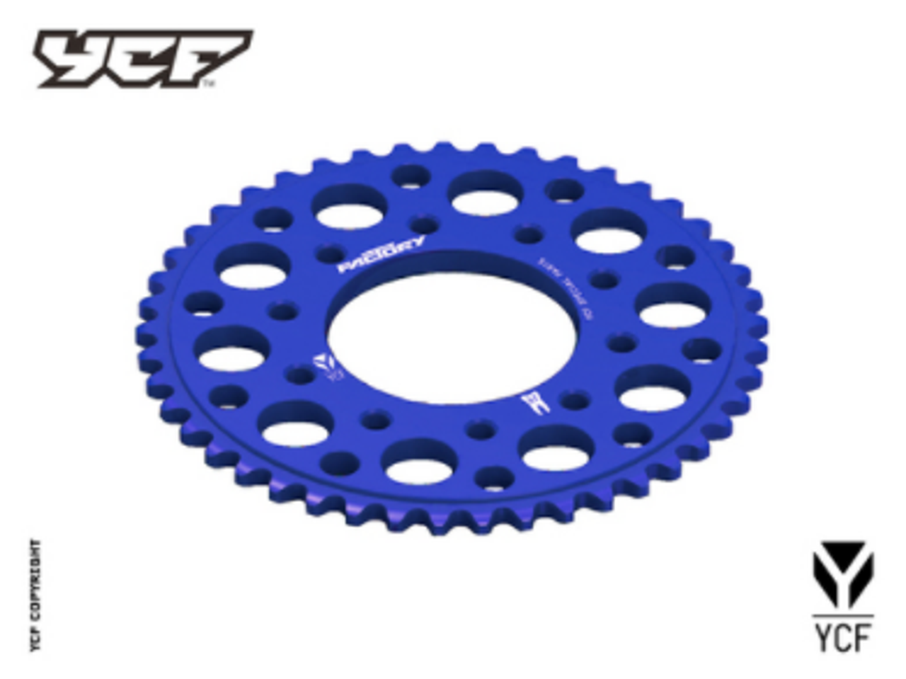 CNC SPROCKET BLUE (47T) (5 Bolt)