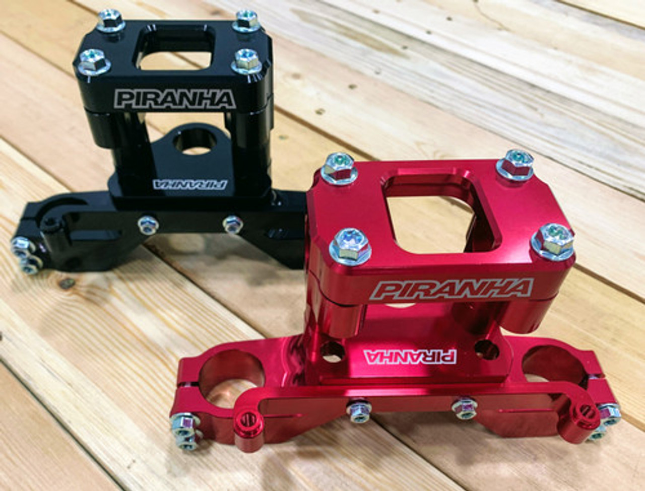 PIRANHA TOP CLAMP - CRF110 - RED