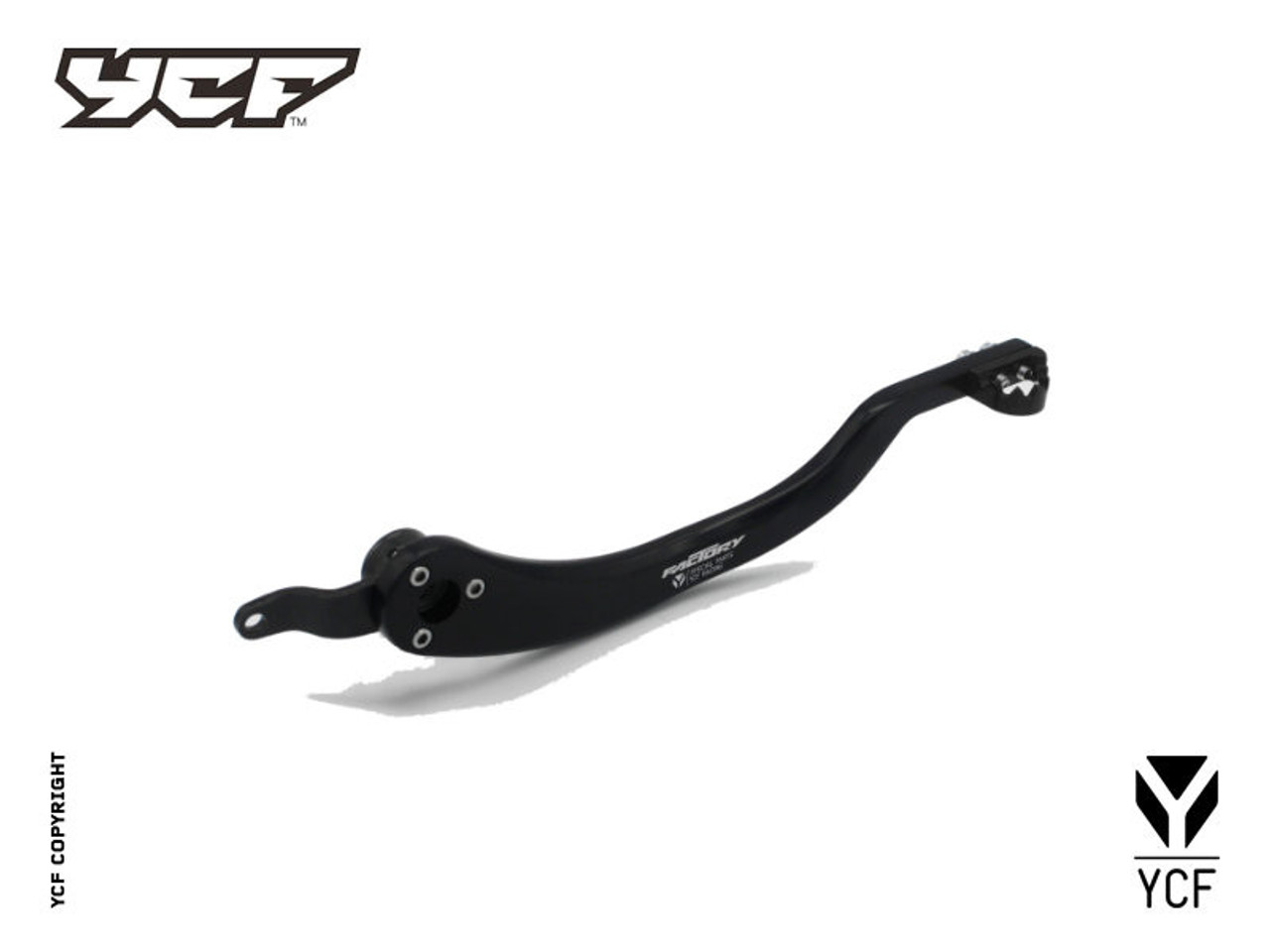 FACTORY BRAKE PEDAL W/BEARING - BLACK '21 NEW