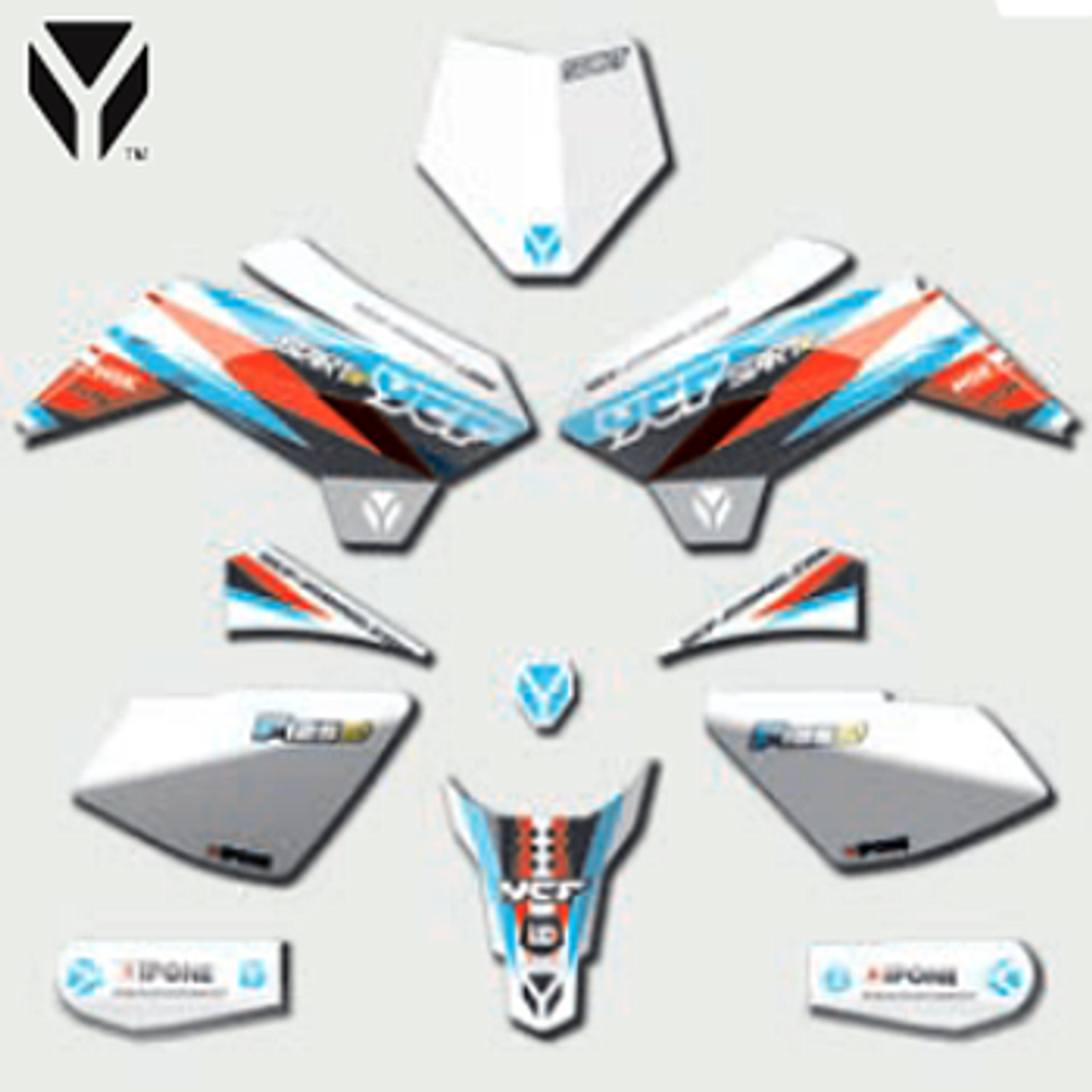 YCF START 125SE GRAPHIC KIT 2021