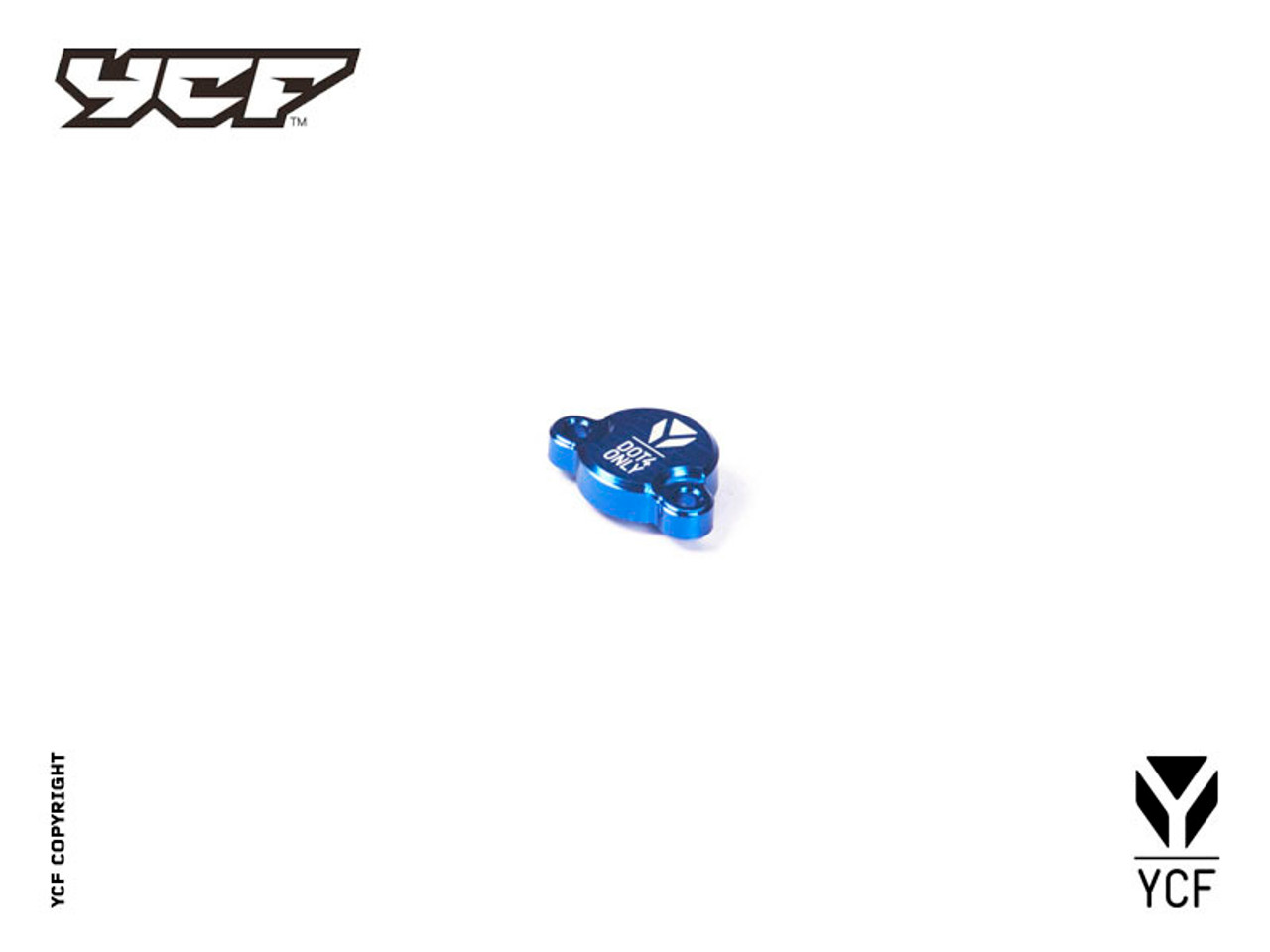 REAR BRAKE RESV COVER - BLUE - (ALL YCF EXCEPT PILOT/ FACTORY 2016-2021)