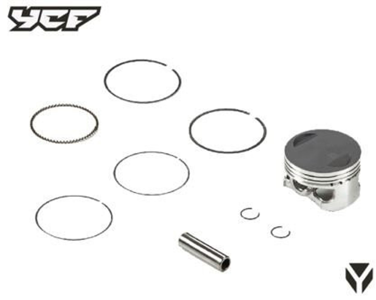 PISTON KIT KPC/62-13-4V - (160 YX 4 V, TYPE KLX Ø 62 AXE 13)
