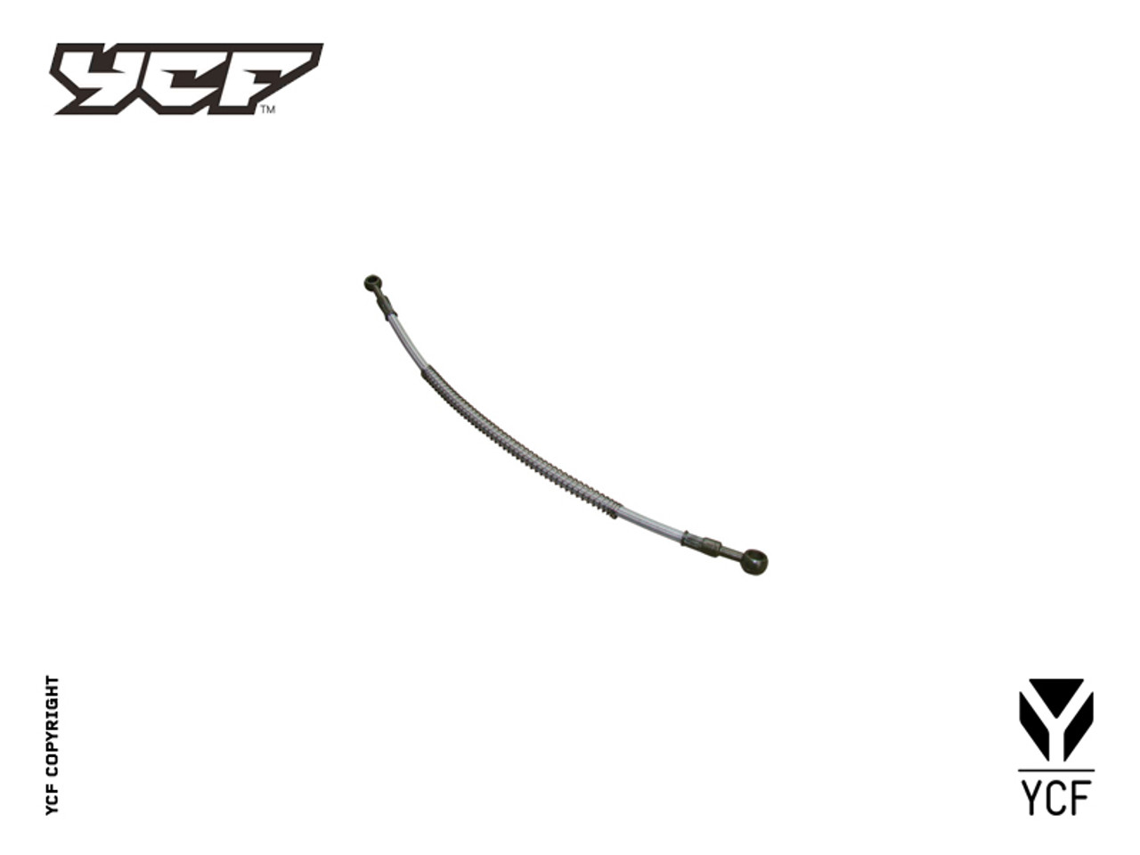 OIL COOLER HOSE  -YC110-23-023 (L=395MM/ Ø=10/8)