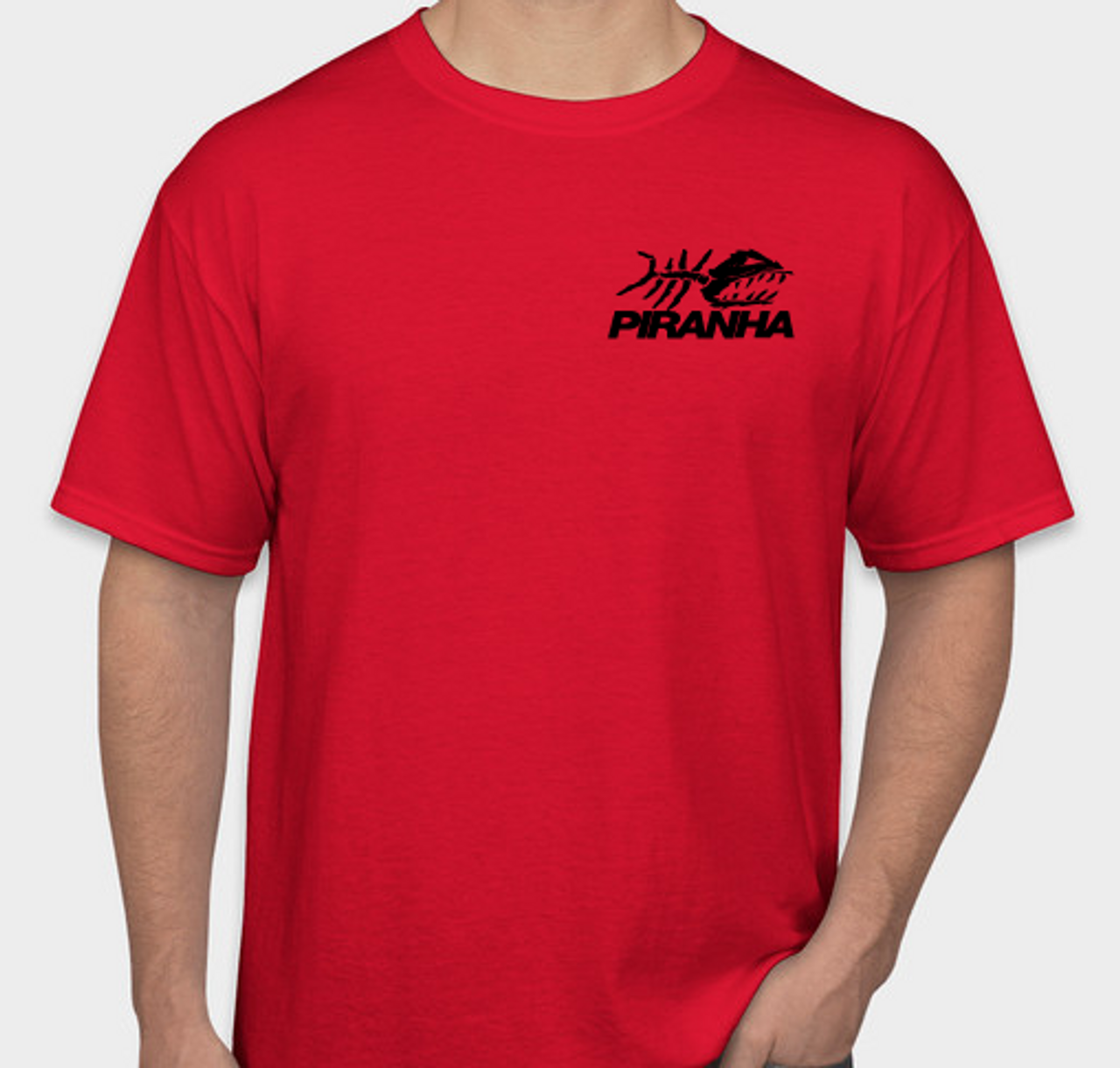 PIRANHA EXPERT T-SHIRT - RED LARGE