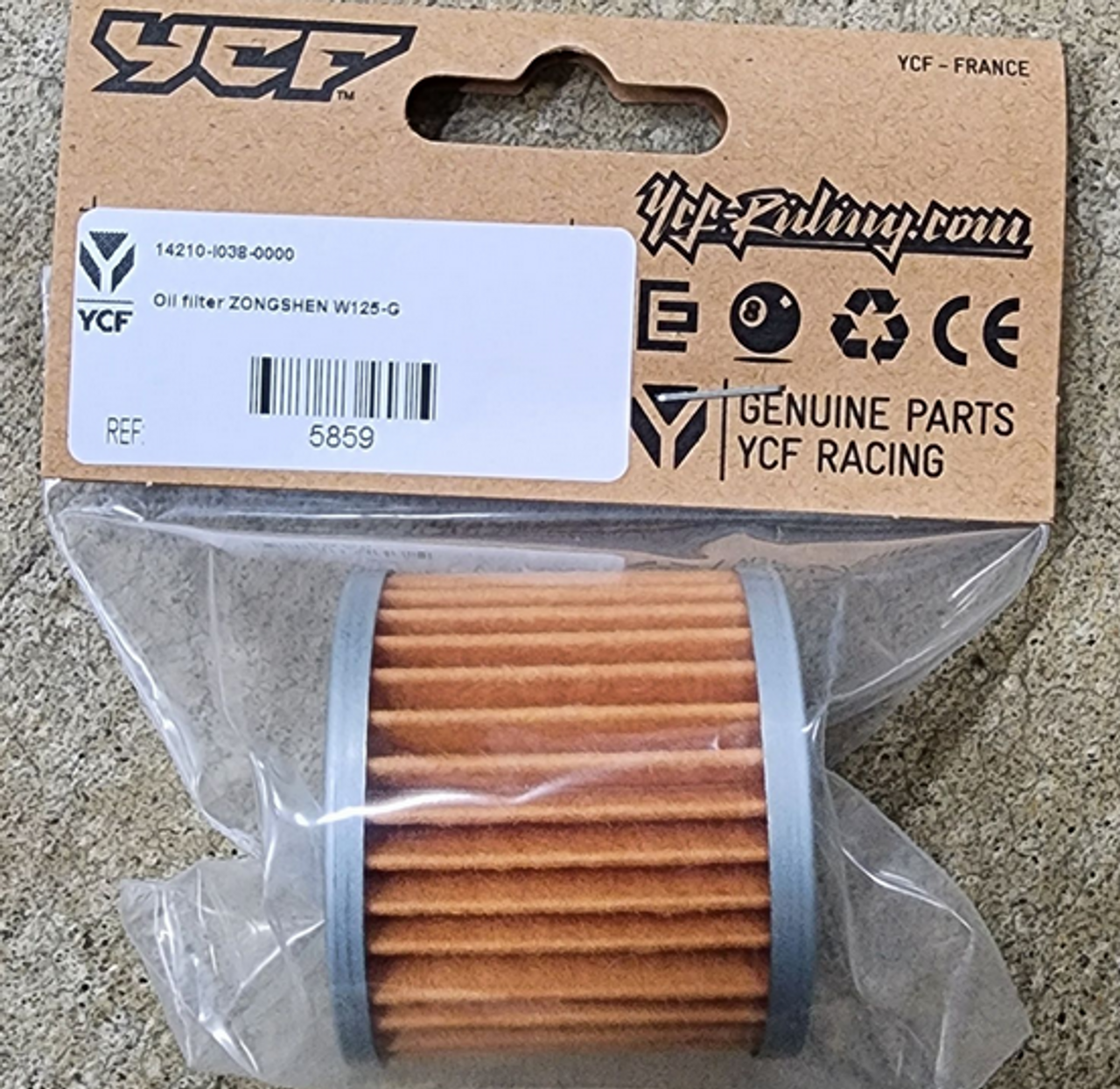 YCF OIL FILTER Z125, Z110, Z155