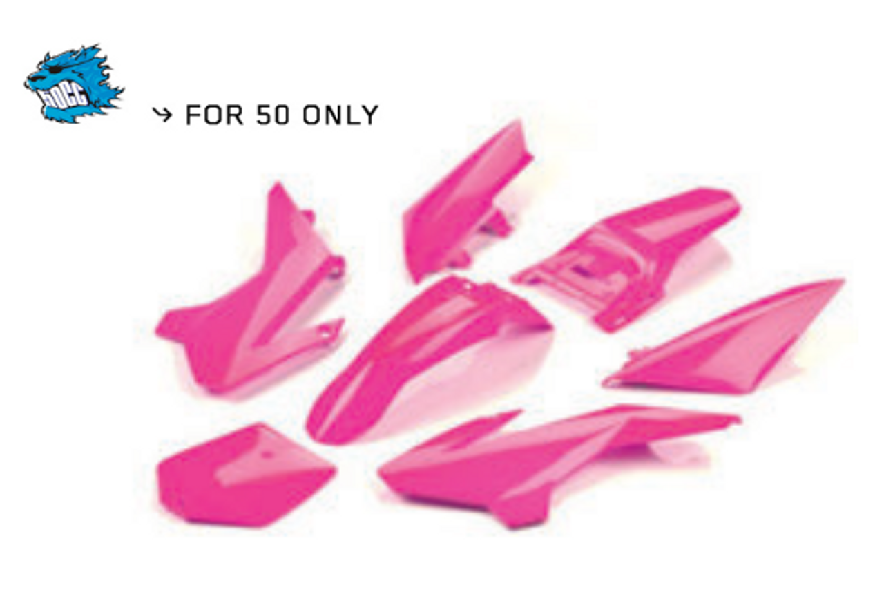 PLASTIC KIT 50cc - PINK