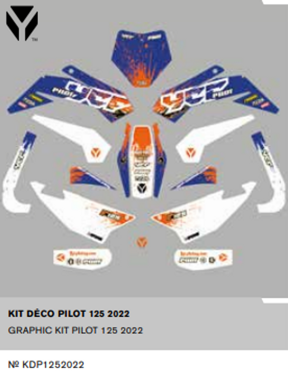 GRAPHIC KIT - PILOT 125 - 2022