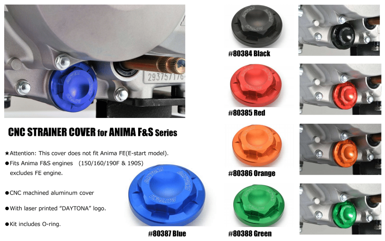 CNC STRAINER COVER ANIMA - RED