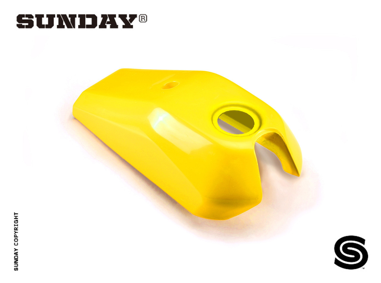 SUNDAY FIBERGLASS TANK COVER - YELLOW