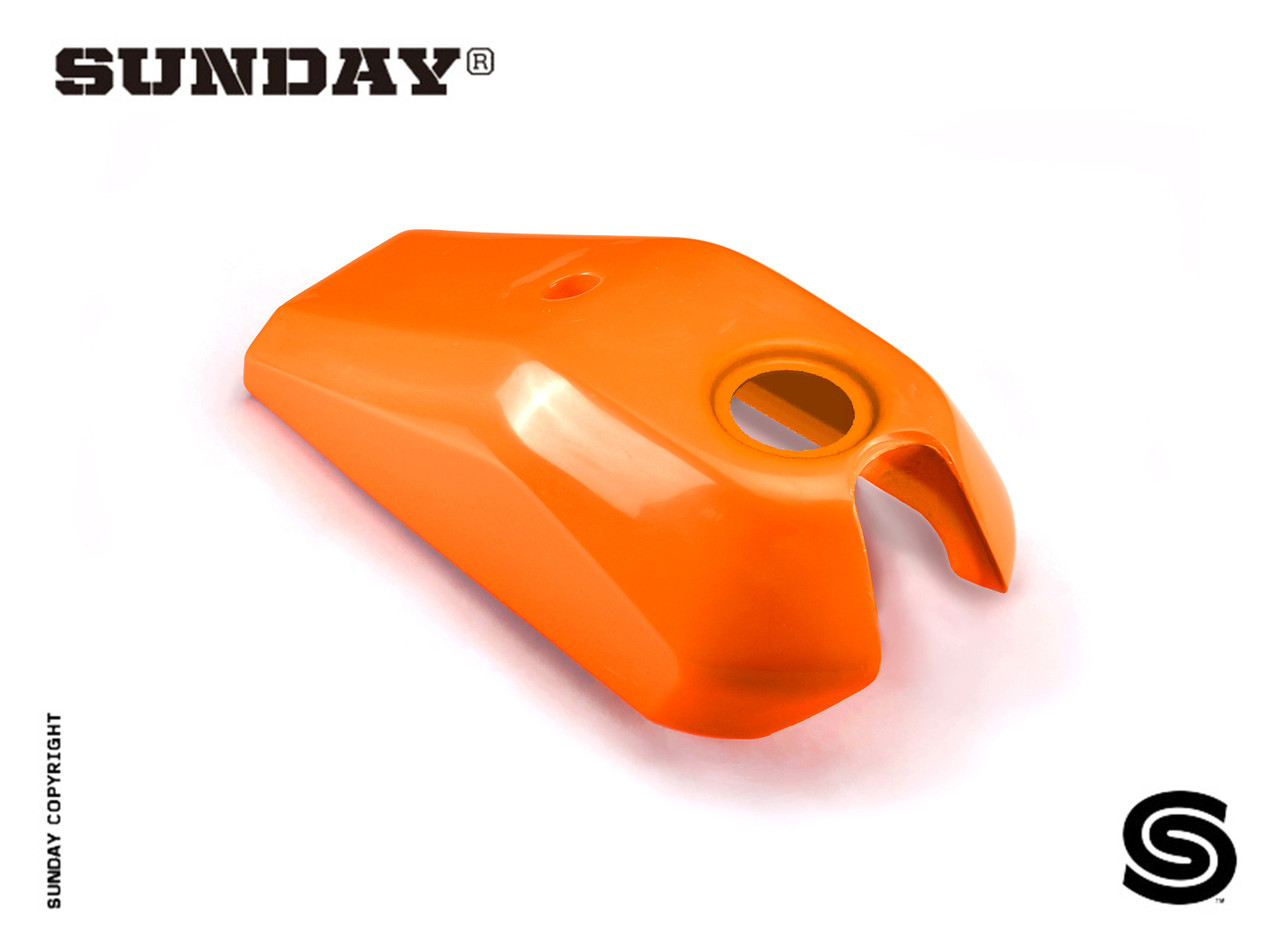 SUNDAY FIBERGLASS TANK COVER - ORANGE