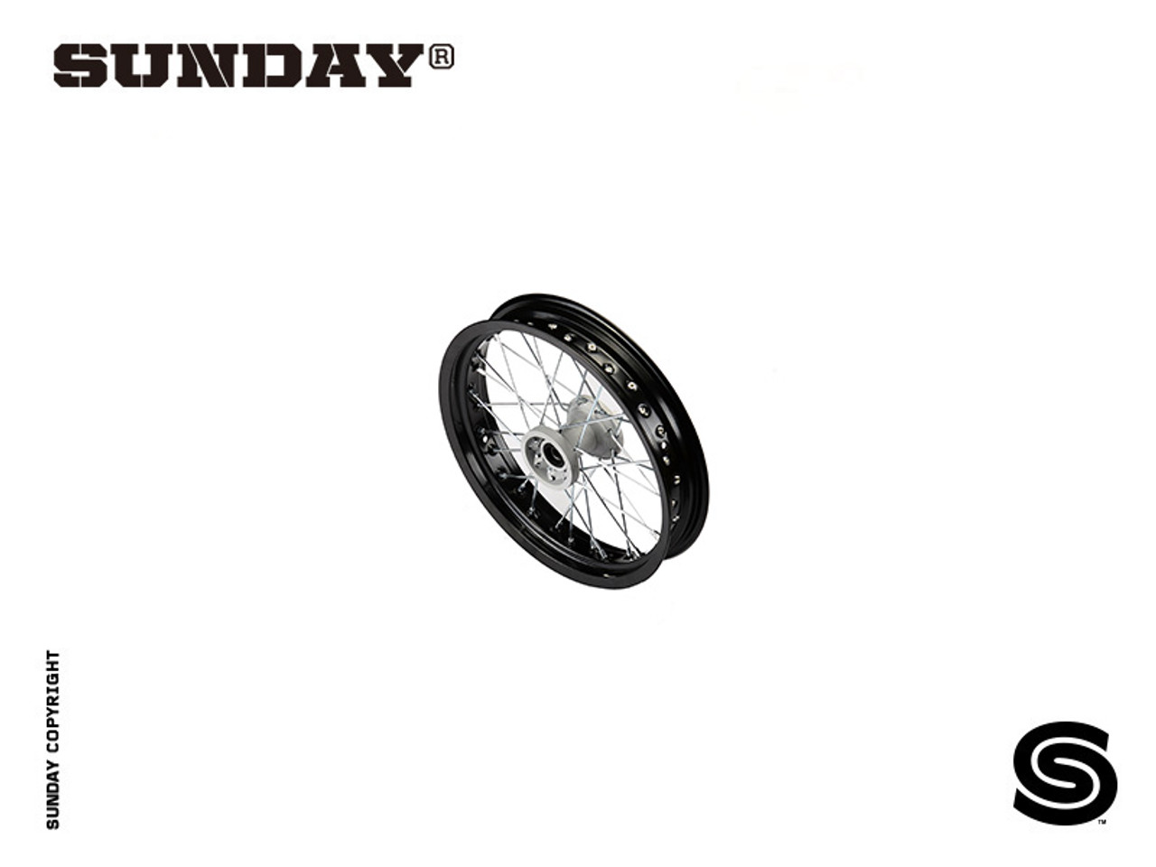 SUNDAY FRONT WHEEL ALUMINUM 2.50x14"