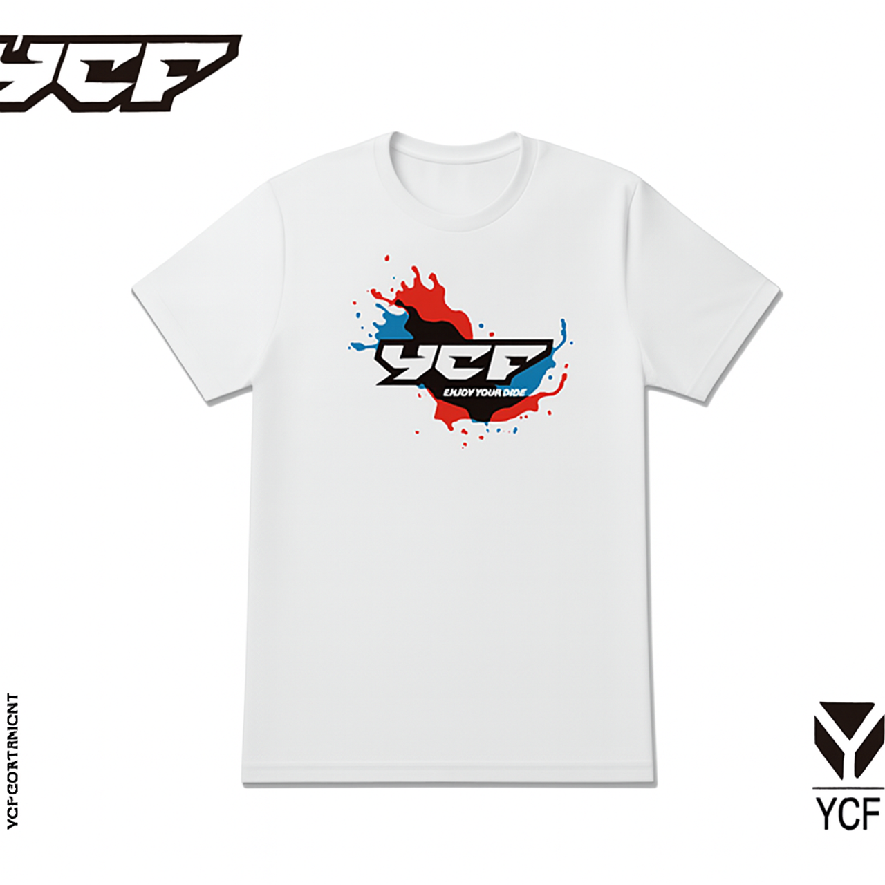 YCF SHIRT - SM WHITE FEMALE  - TSFYCFWH-S