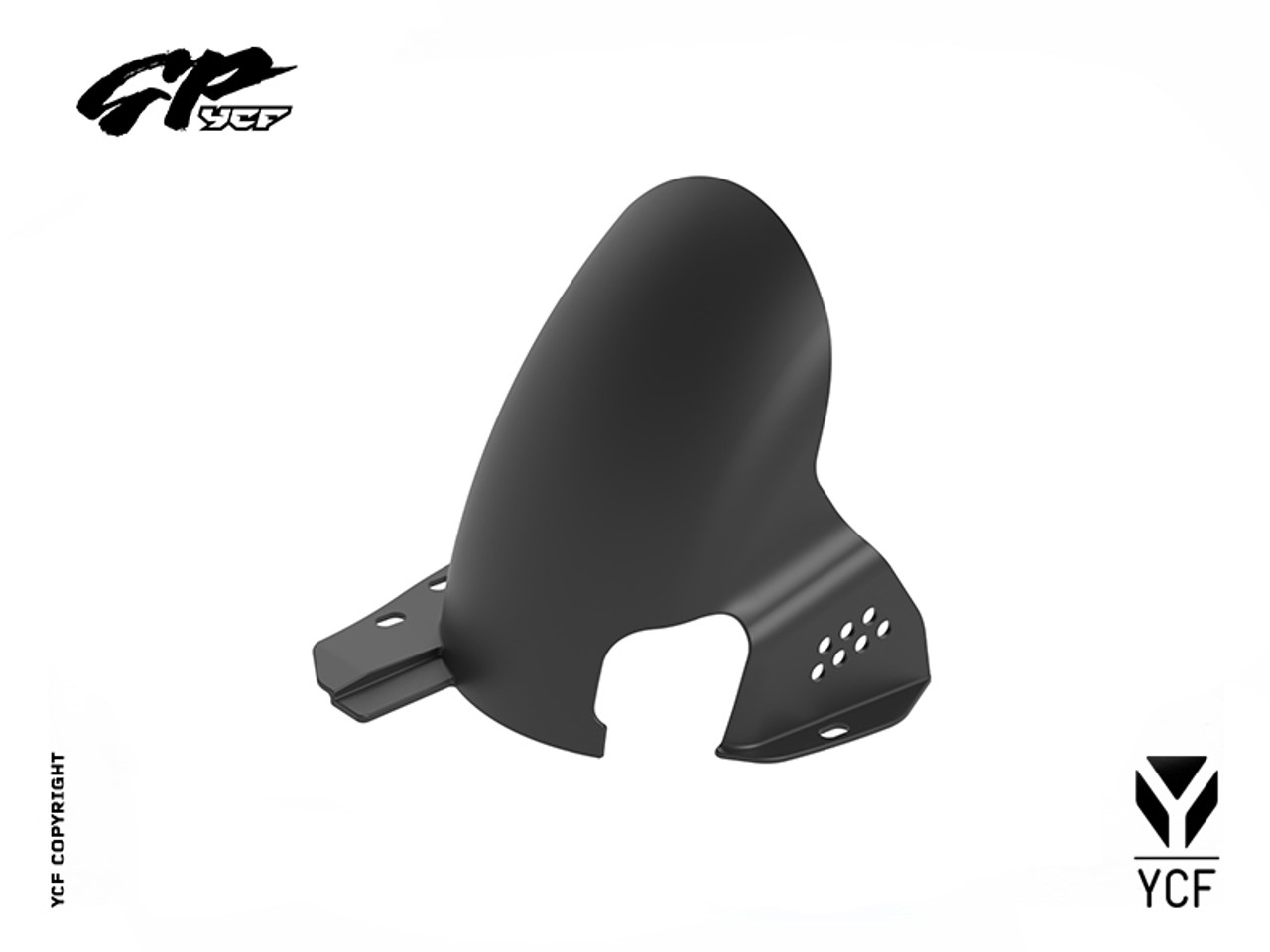 MINI GP - ABS REAR FENDER - MATTE BLACK