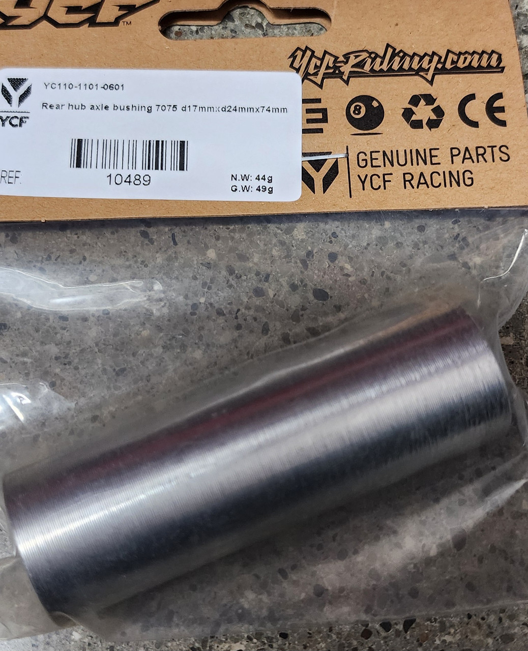 REAR HUB AXLE BUSHING P125E - YC110-1101-0601