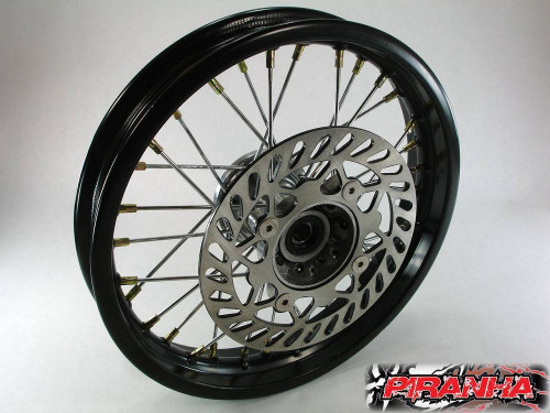 12" PIRANHA PIT BIKE WHEEL 12" x 1.60 FRONT