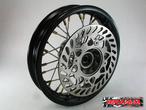 10" PIRANHA PIT BIKE WHEEL 10"x1.60 - FRONT