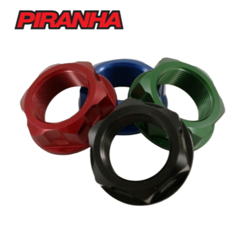 PIT BIKE BILLET STEM NUT - RED