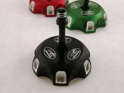 PIRANHA BILLET FUEL CAP - CRF50 / KLX110 - BLACK