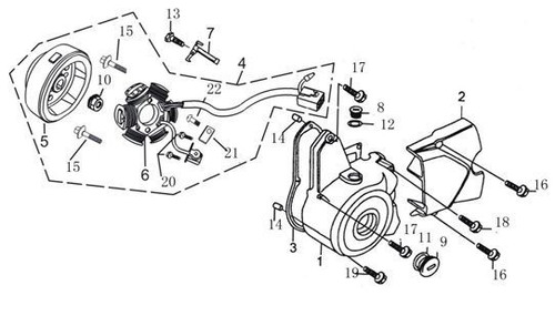 Crankcase Cover,LH 1