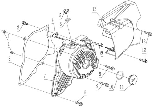 LEFT CRANKCASE COVER