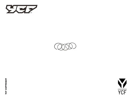 PISTON RING SET 54mm