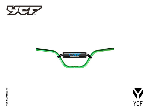 ALUMINUM HANDLEBAR - "HIGH" GREEN