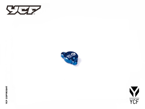 REAR BRAKE RESERVOIR CAP - BLUE