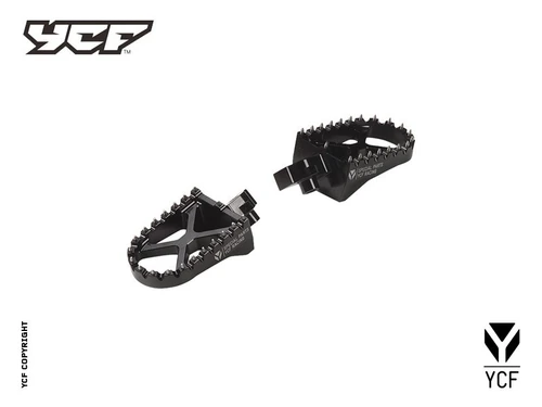 ALUMINIUM CNC FOOT PEGS SET Bla