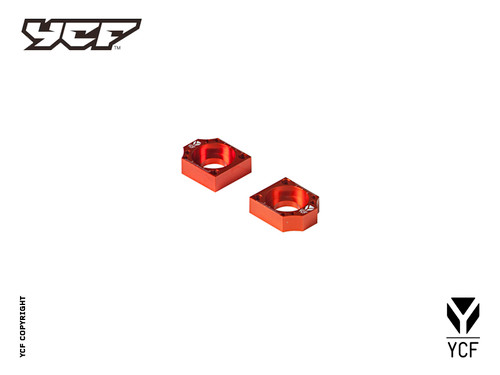 CNC AXLE BLOCKS - ORANGE