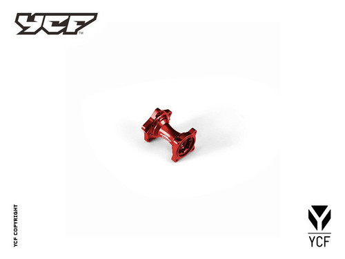 YCF FRONT HUB CNC RED