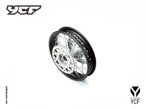 COMPLETE STEEL REAR WHEEL 2.15X