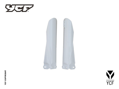 YCF FORK PROTECTORS  735mm - WHITE