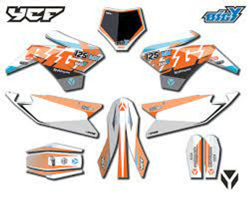 YCF BIGY 125MX GRAPHIC KIT 2021